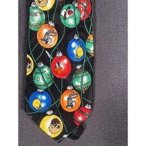 Vtg 1995 Poly Looney Tunes Gang Christmas‎ Ornaments Tie Taz Bugs Daffy Tweety